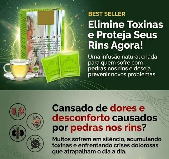 🌞 Chá DETOX para a limpeza dos rins e cálculos renais