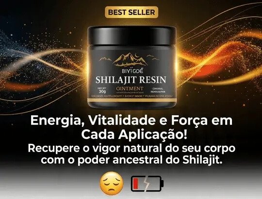 🌿 **Revele a Sua Energia Oculta com Shilajite!** 💪